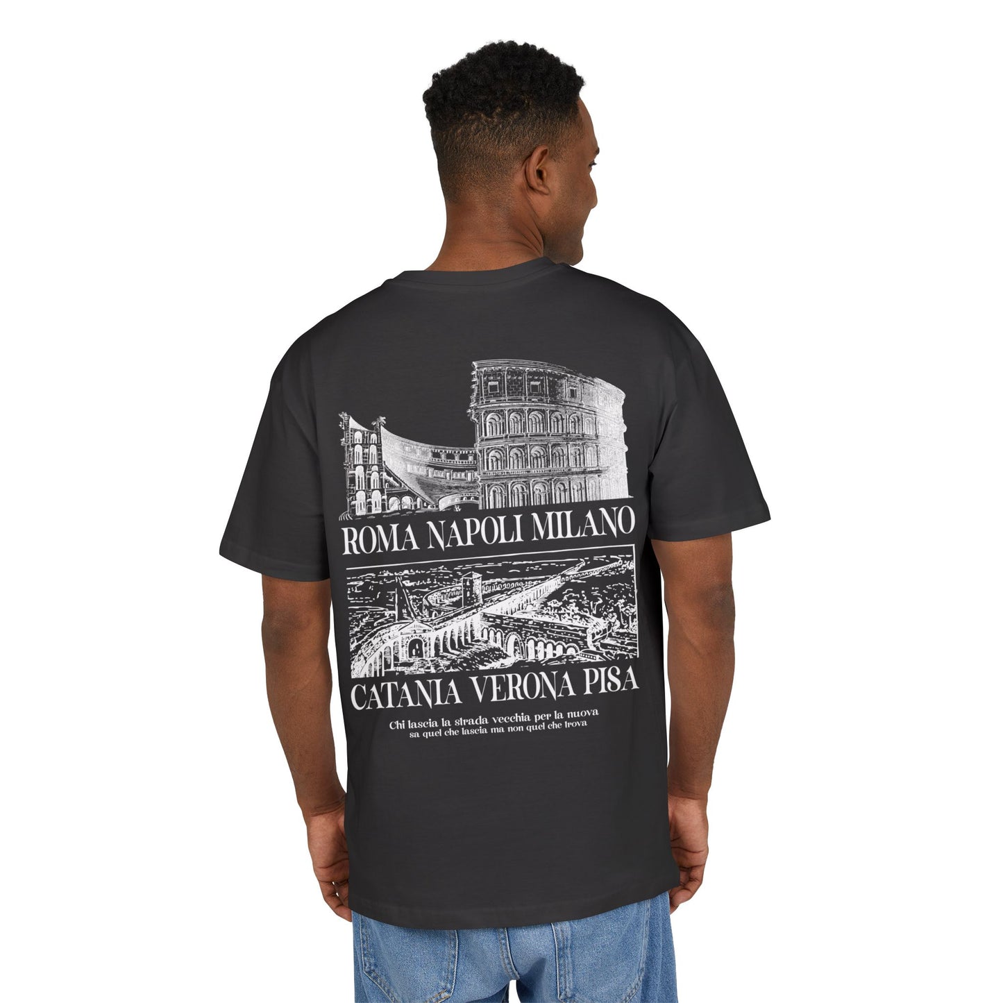 Roma Napoli - Unisex Heavy Oversize Tee