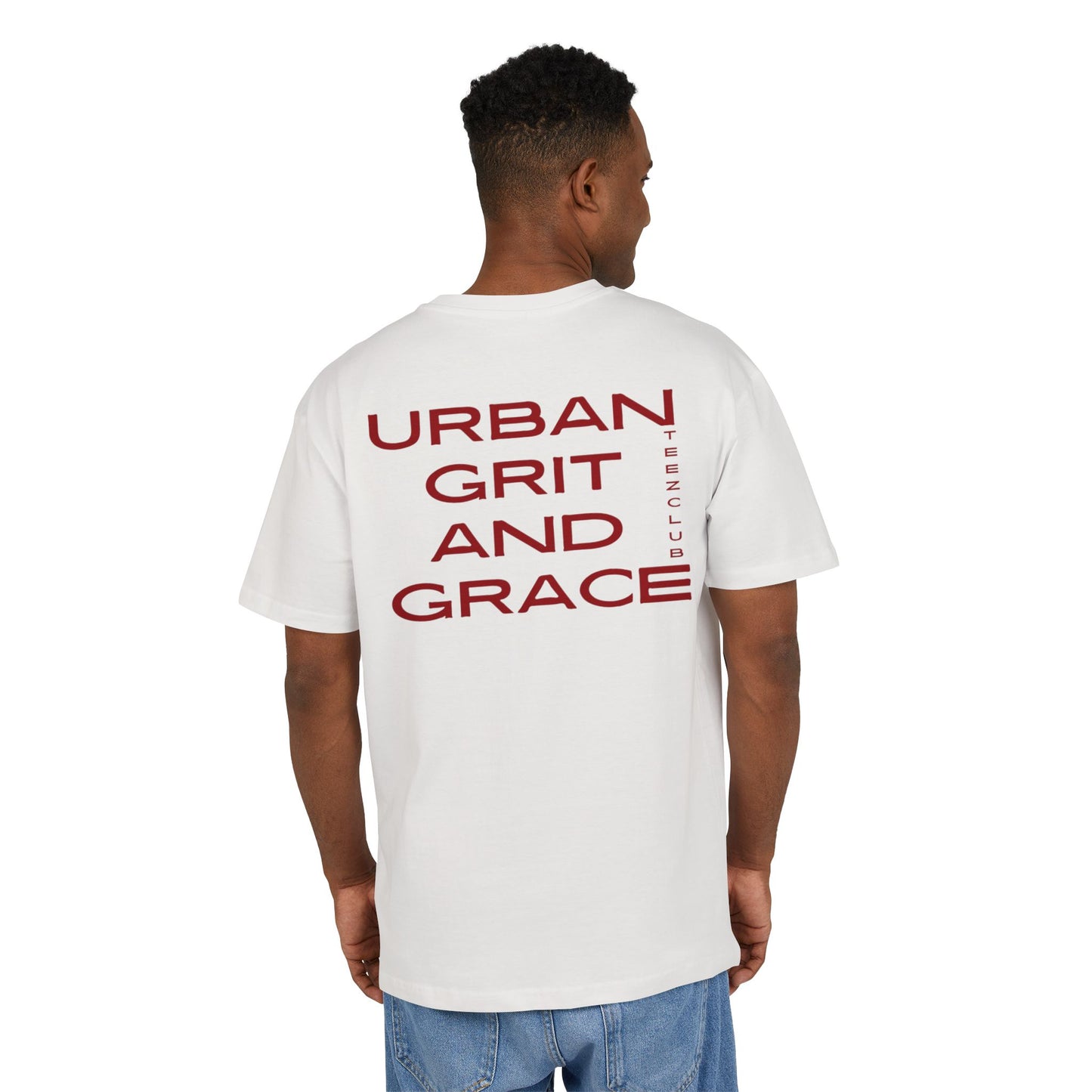 Urban Grit and Grace - Unisex Heavy Oversize Tee