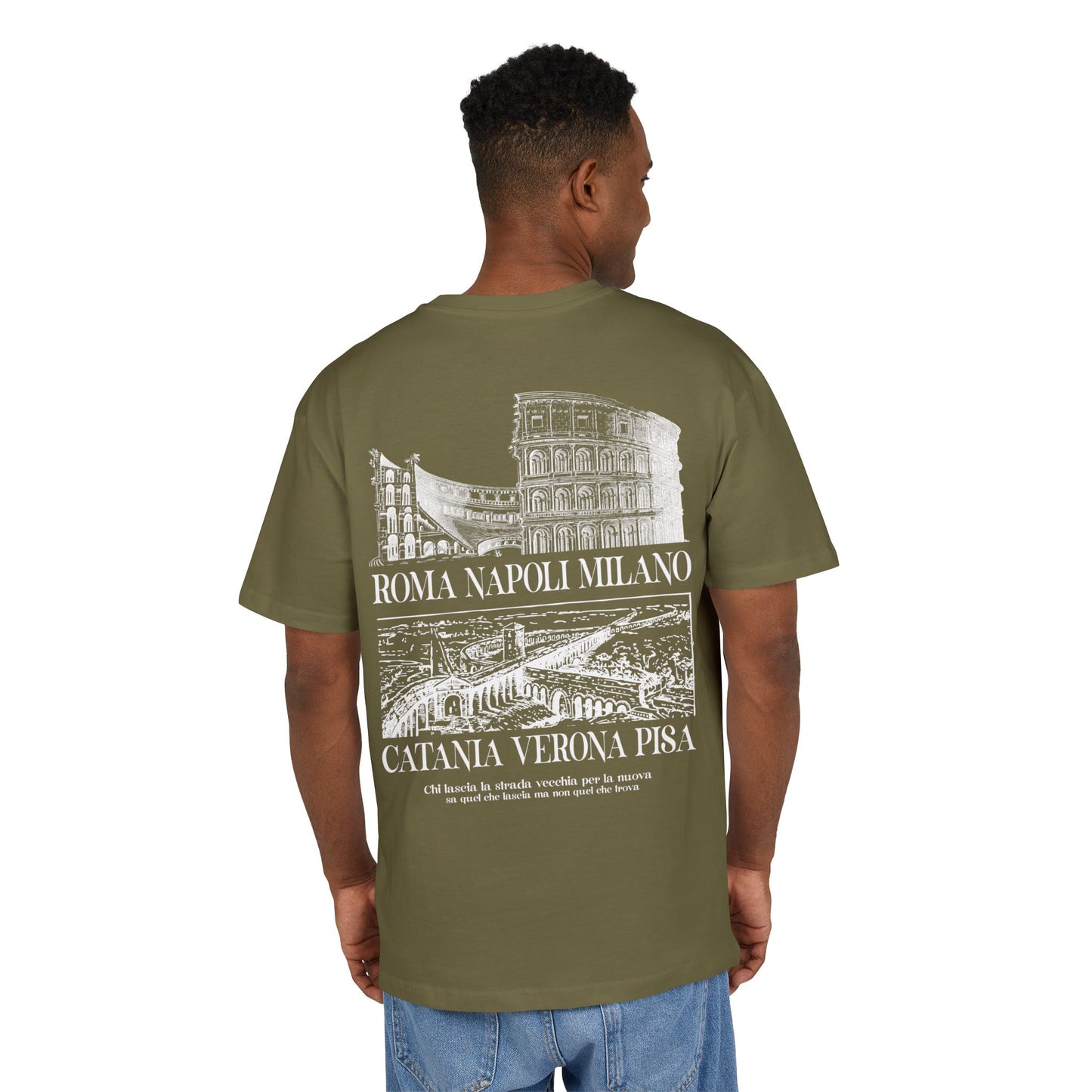 Roma Napoli - Unisex Heavy Oversize Tee