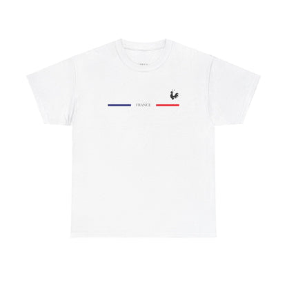 France Flag and Rooster TEE