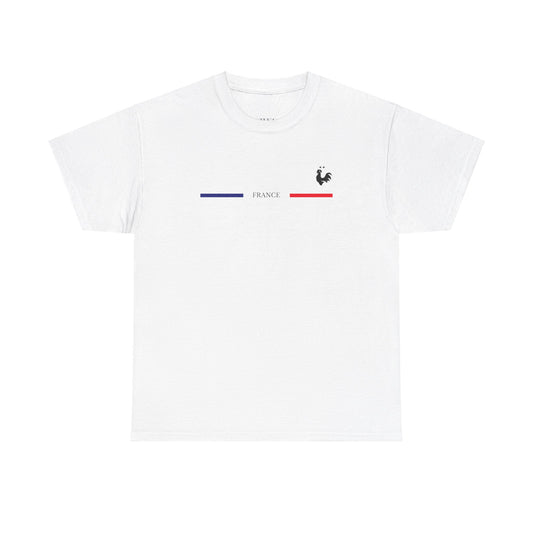 France Flag and Rooster TEE