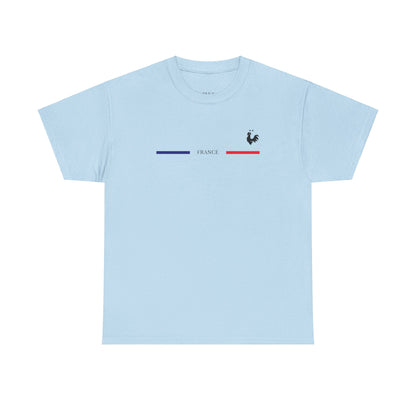 France Flag and Rooster TEE