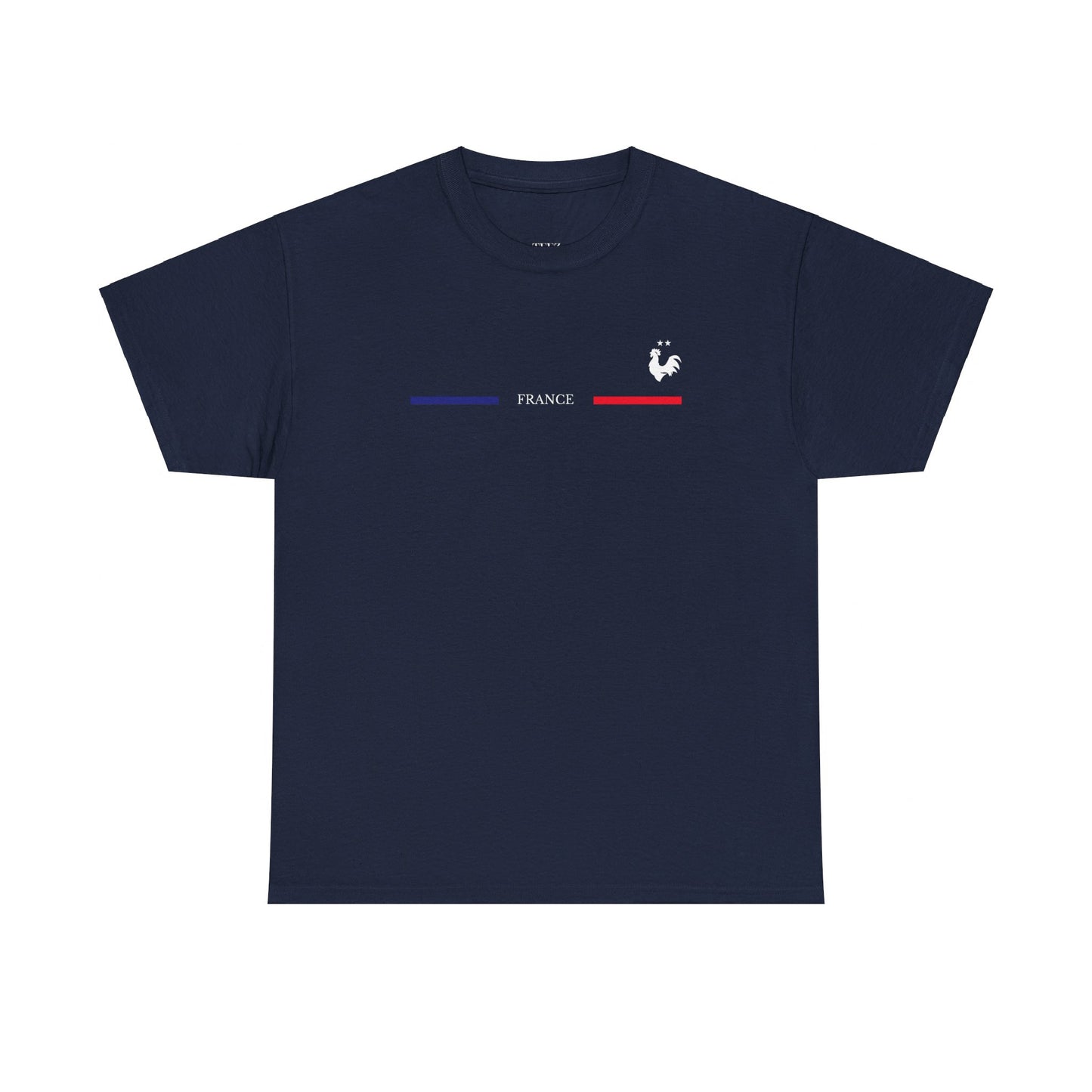 France Flag and Rooster TEE