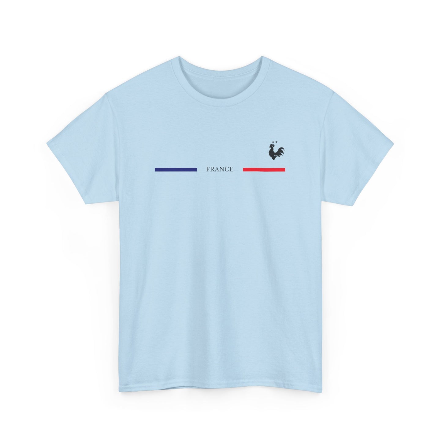 France Flag and Rooster TEE