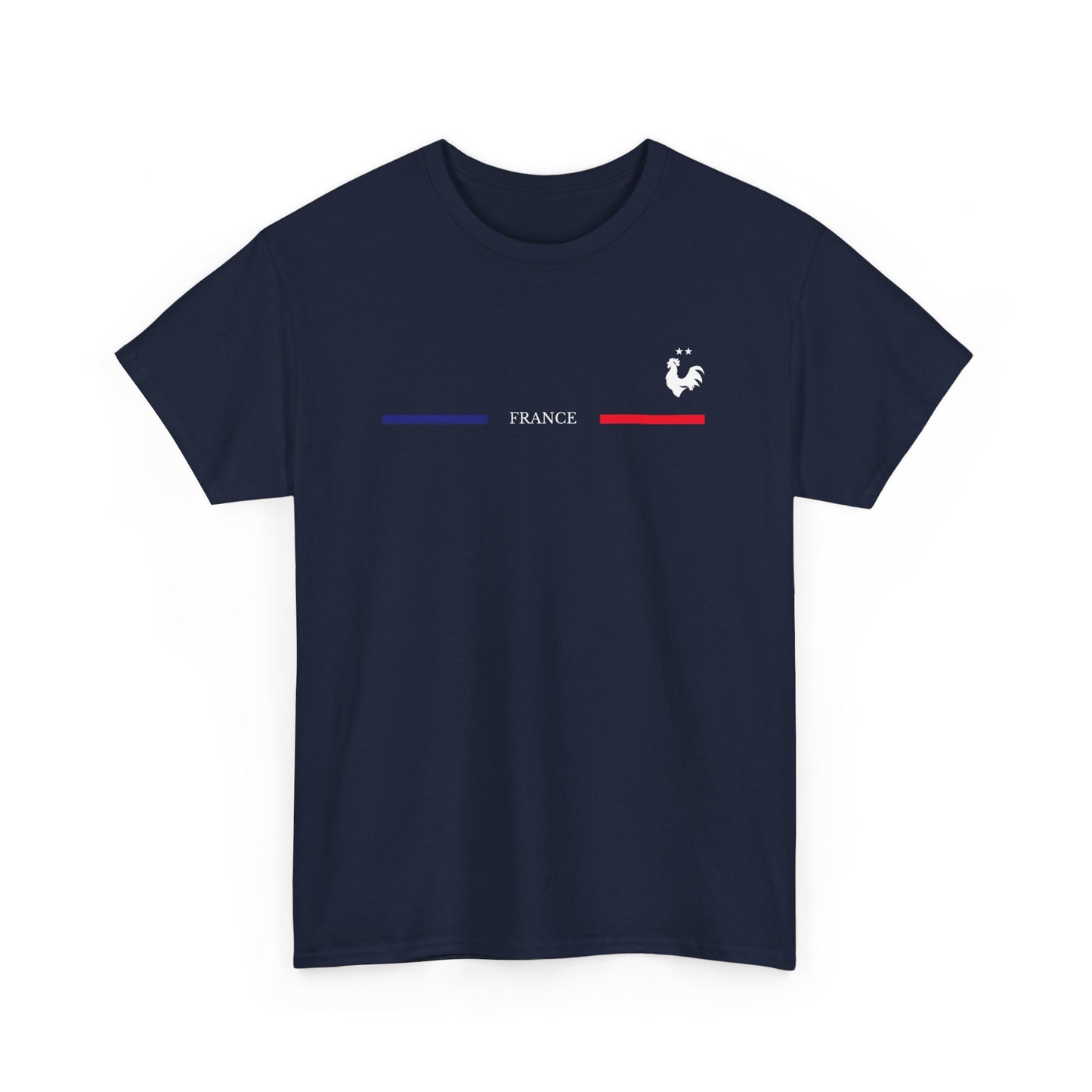 France Flag and Rooster TEE