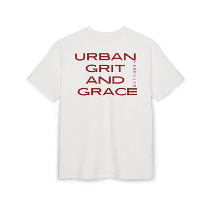 Urban Grit and Grace - Unisex Heavy Oversize Tee