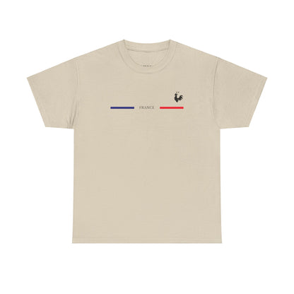 France Flag and Rooster TEE