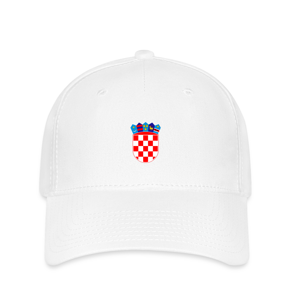 Flexfit Cap kroatien wappen - white