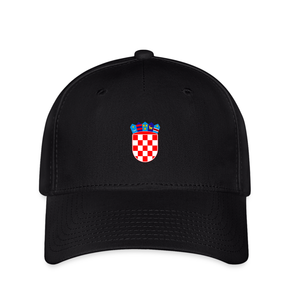 Flexfit Cap kroatien wappen - black