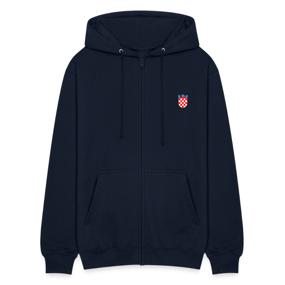 Unisex Hooded Jacket kroatien - navy