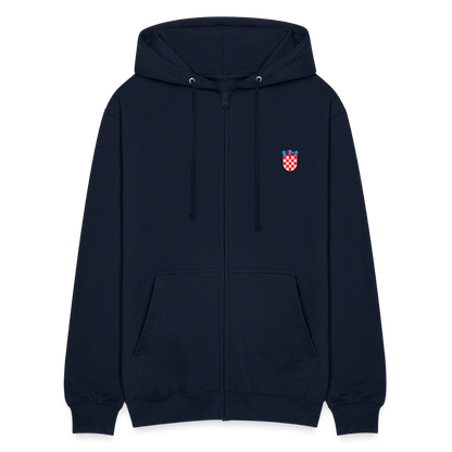 Unisex Hooded Jacket kroatien - navy