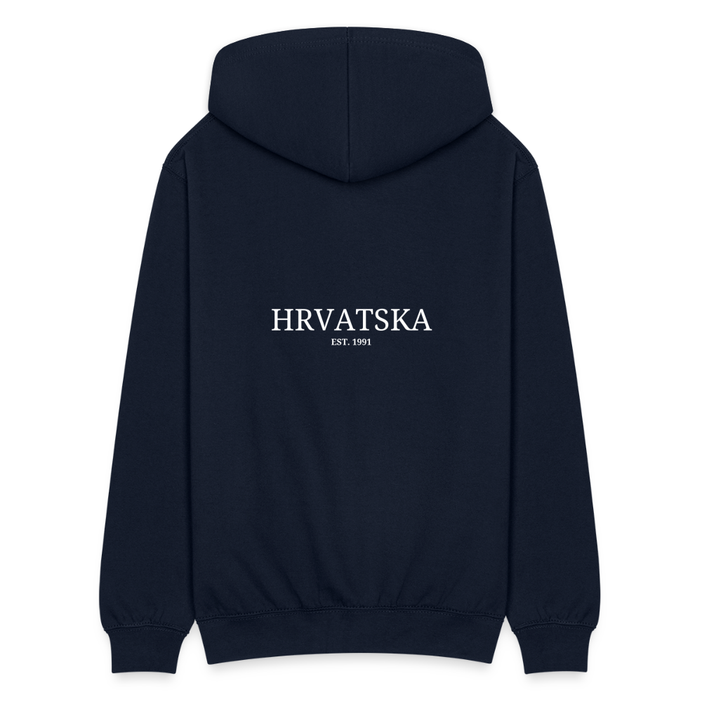 Unisex Hooded Jacket kroatien - navy