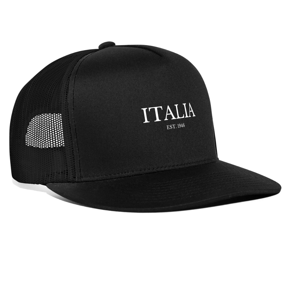 Italia Trucker Cap - black/black