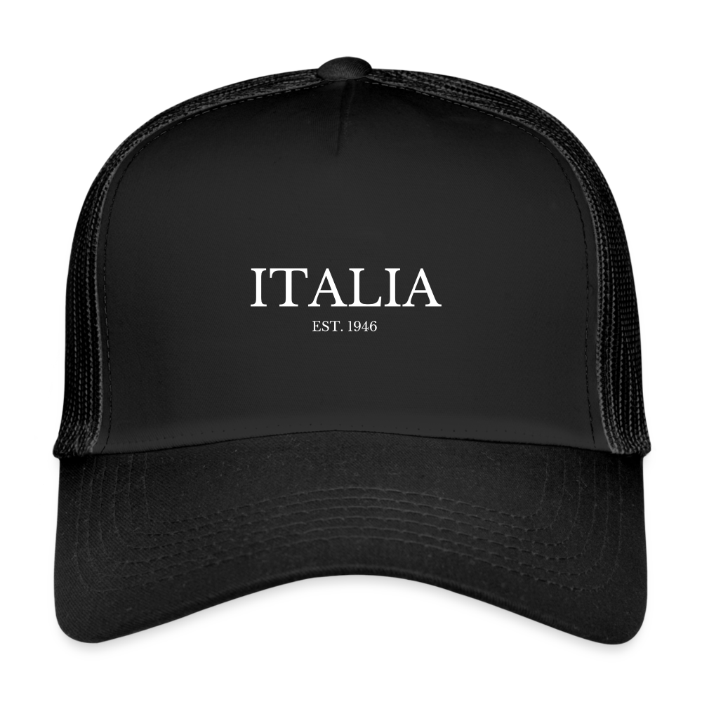 Italia Trucker Cap - black/black