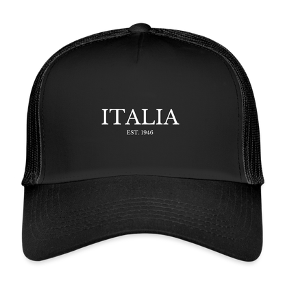 Italia Trucker Cap - black/black