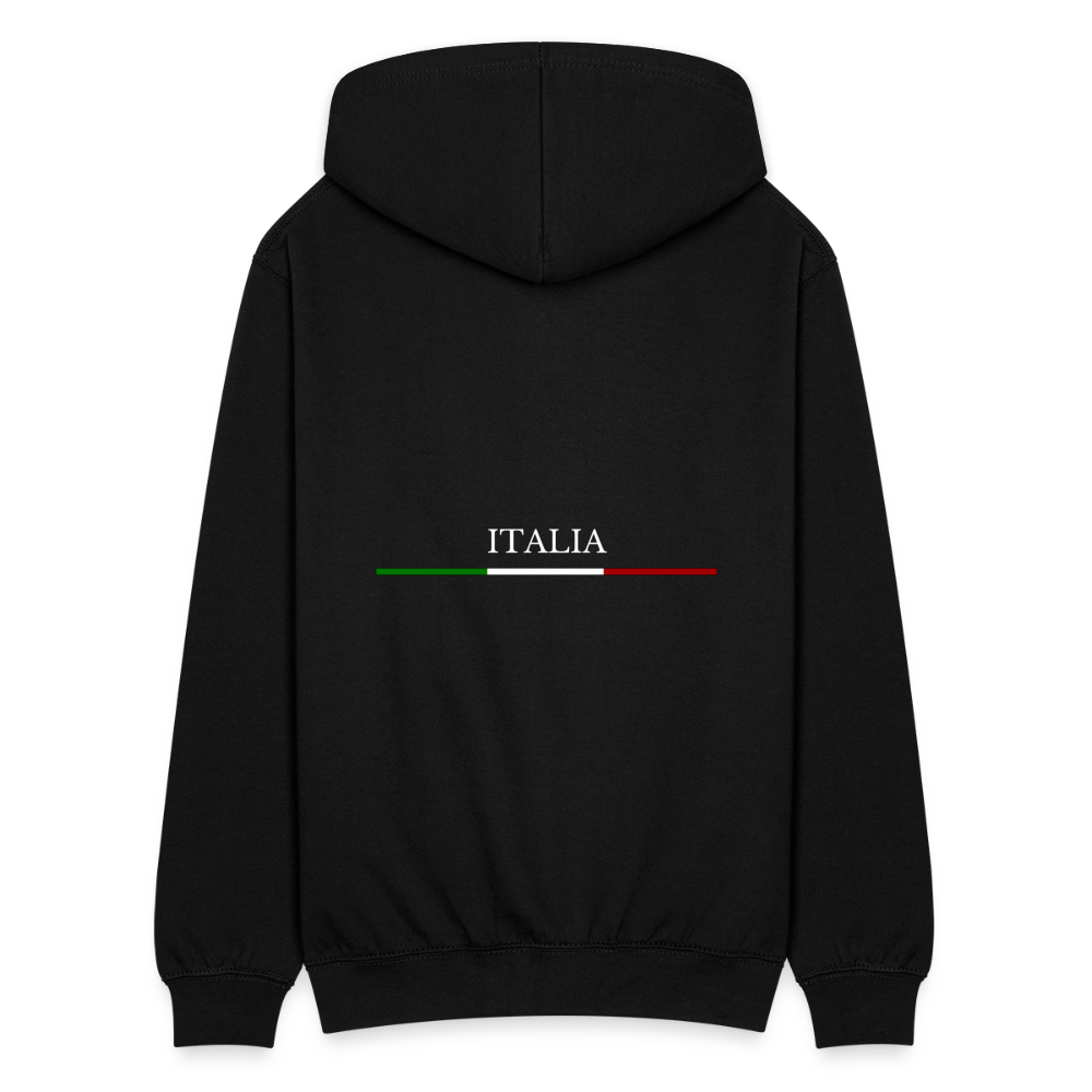 Italy Zip Hoodie - black