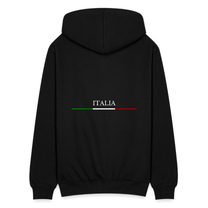 Italy Zip Hoodie - black