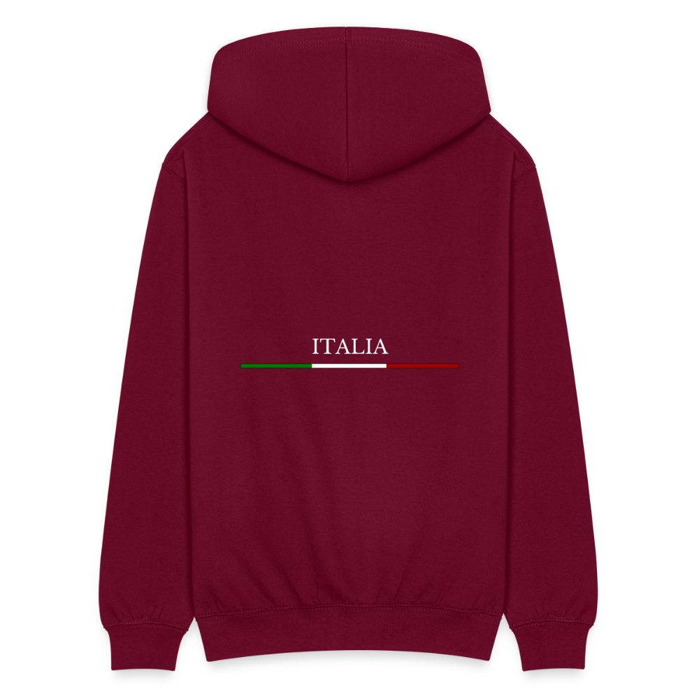 Italy Zip Hoodie - bordeaux