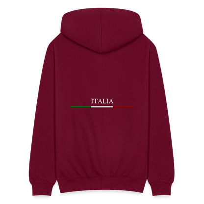 Italy Zip Hoodie - bordeaux