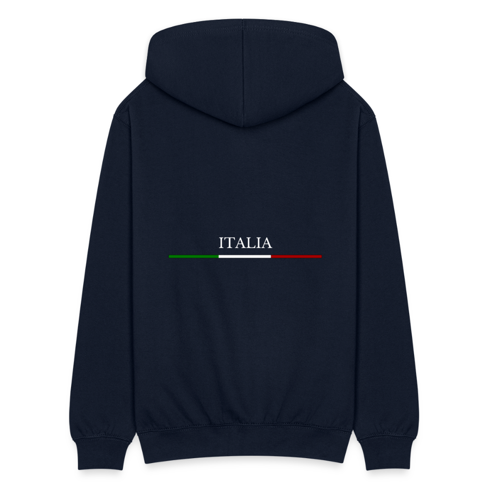 Italy Zip Hoodie - navy