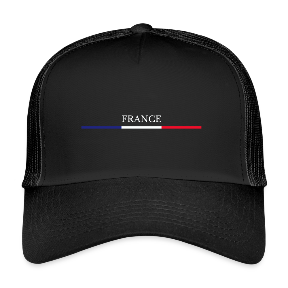 France Trucker Cap - black/black