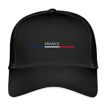 France Trucker Cap - black/black