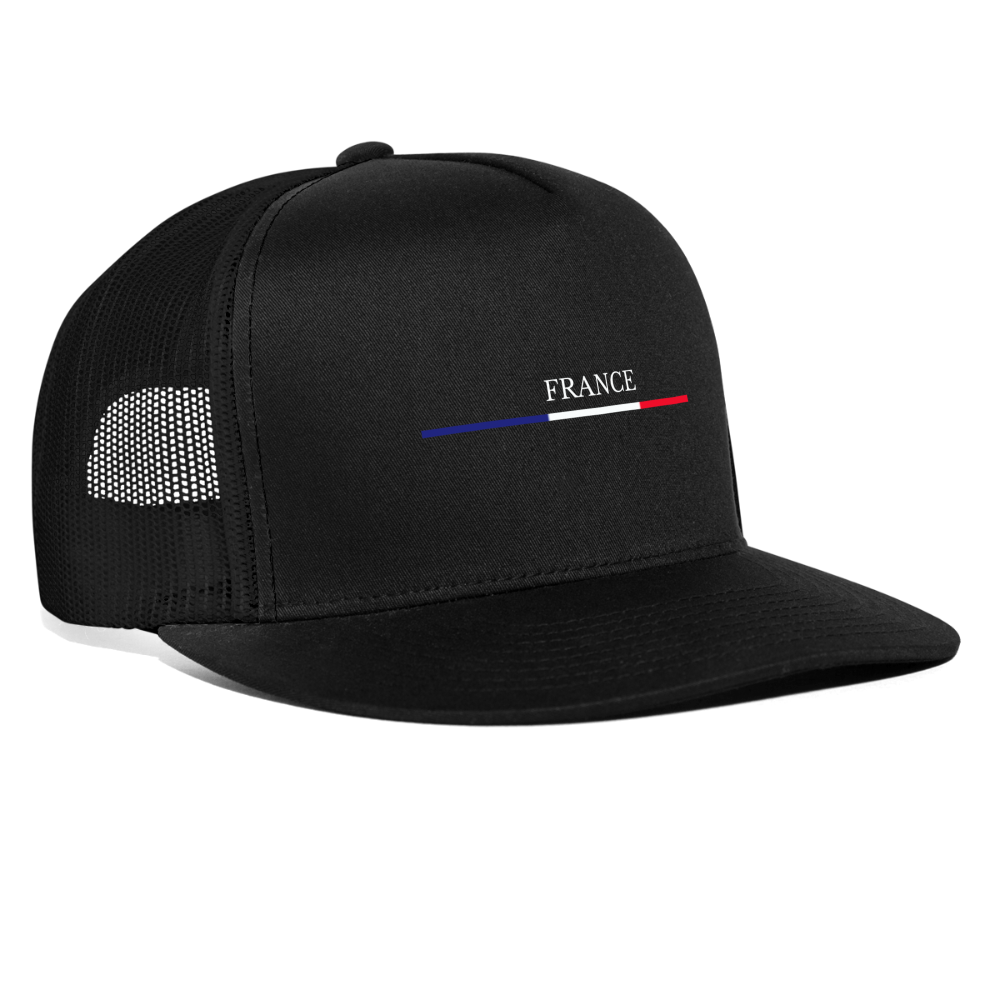 France Trucker Cap - black/black