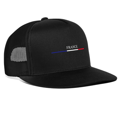 France Trucker Cap - black/black