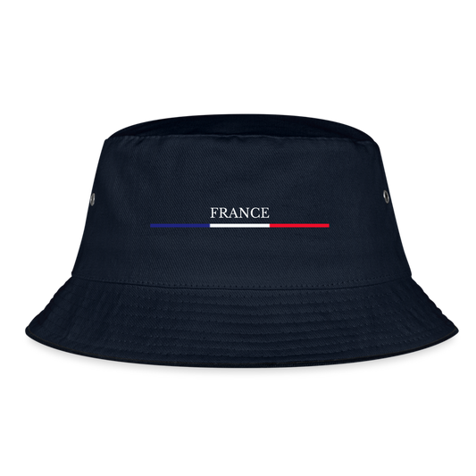 France Bucket Hat - navy