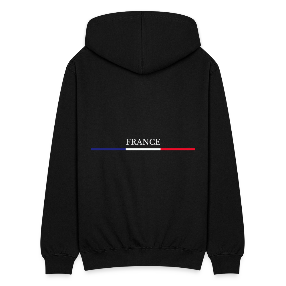 France Zip Hoodie - black