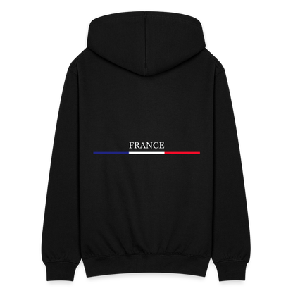 France Zip Hoodie - black