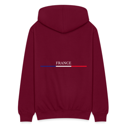 France Zip Hoodie - bordeaux