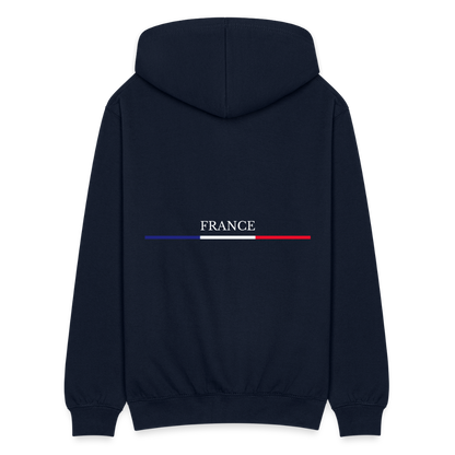 France Zip Hoodie - navy